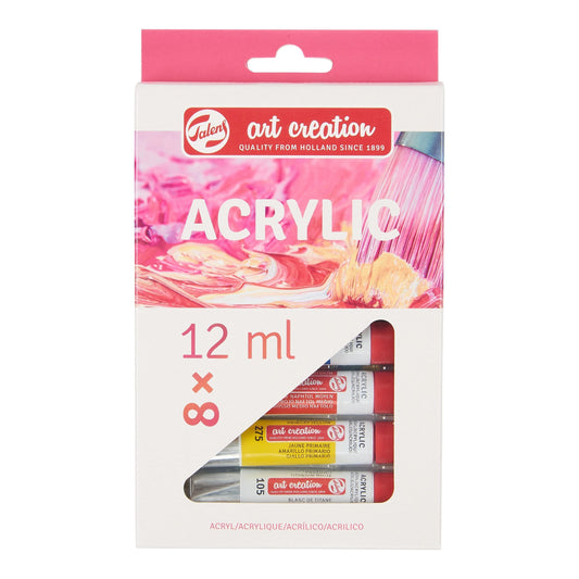 ROYAL TALENS – Acrylic Colour Set 8 x 12 ml - Buchan's Kerrisdale Stationery