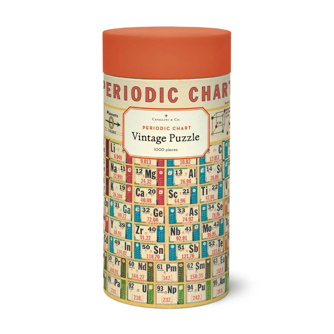 CAVALLINI & CO – 1000 Piece Vintage Puzzle “Periodic Chart” - Buchan's Kerrisdale Stationery