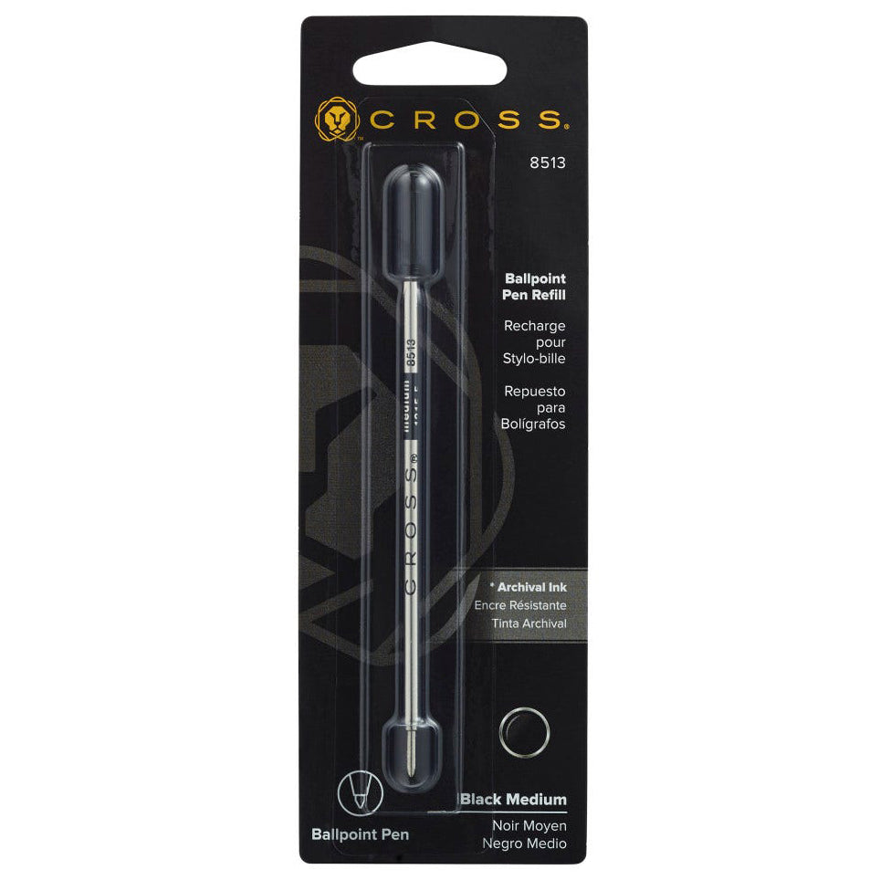 CROSS - Ballpoint Pen Refill - Black - Medium - Buchan's Kerrisdale Stationery