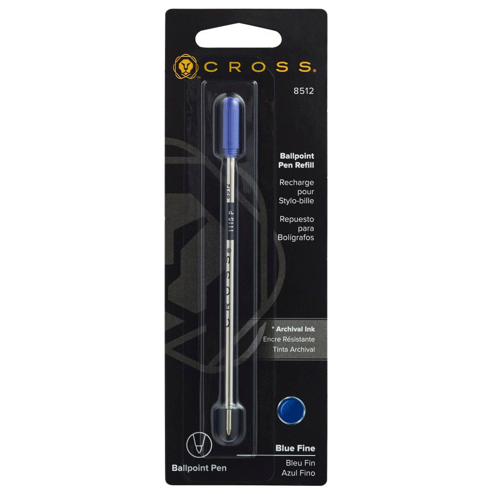 CROSS -  Ballpoint Pen Refill - Blue - Fine - Buchan's Kerrisdale Stationery