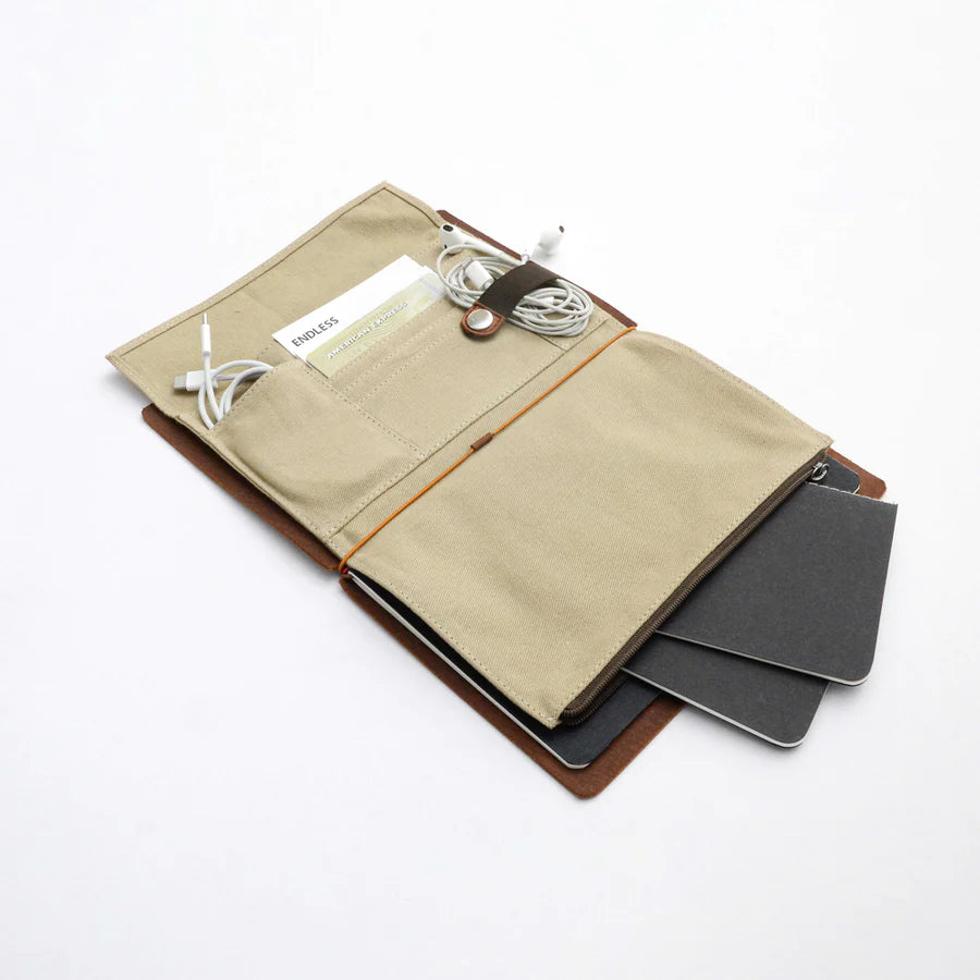 ENDLESS - Cotton Wallet For Endless Explorer - Beige - Buchan's Kerrisdale Stationery