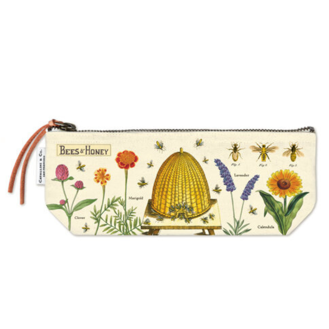 CAVALLINI & CO - Mini Pouch "Bees & Honey" - Buchan's Kerrisdale Stationery