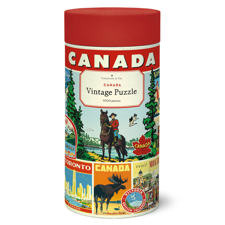 CAVALLINI & CO – 1000 Piece Vintage Puzzle "CANADA" - Buchan's Kerrisdale Stationery