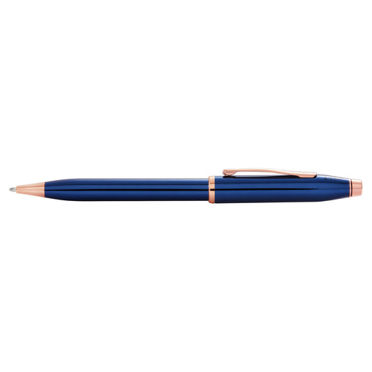 CROSS - Cross Century II "Translucent Cobalt Blue Lacquer" Ballpoint Pen - Buchan's Kerrisdale Stationery