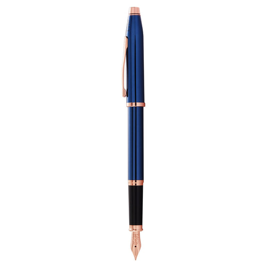 CROSS - Cross Century II "Translucent Cobalt Blue Lacquer" Fountain Pen - Buchan's Kerrisdale Stationery