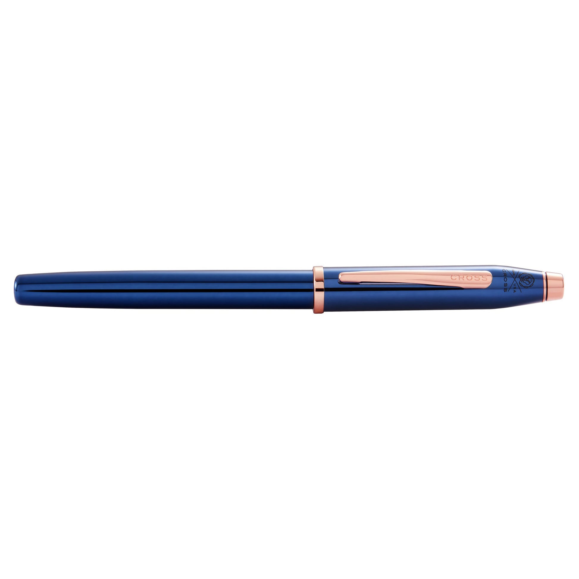 CROSS - Cross Century II "Translucent Cobalt Blue Lacquer" Rollerball Pen - Buchan's Kerrisdale Stationery