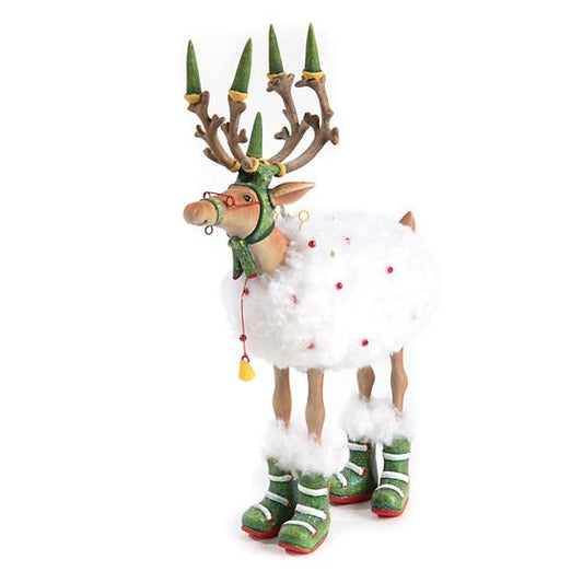 PATIENCE BREWSTER - DASH AWAY REINDEER XMAS FIGURINE - Dash away Blitzen - Buchan's Kerrisdale Stationery