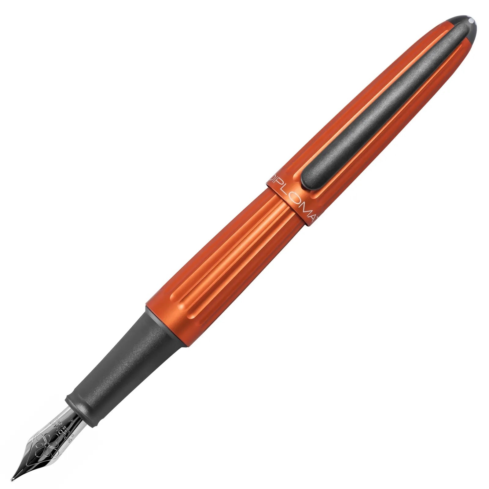 Diplomat Fountain Pen - AERO Orange M - Buchan's Kerrisdale Stationery