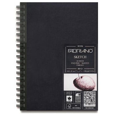 FABRIANO - SKETCH BOOK COIL 8.25"x11.75" - Buchan's Kerrisdale Stationery