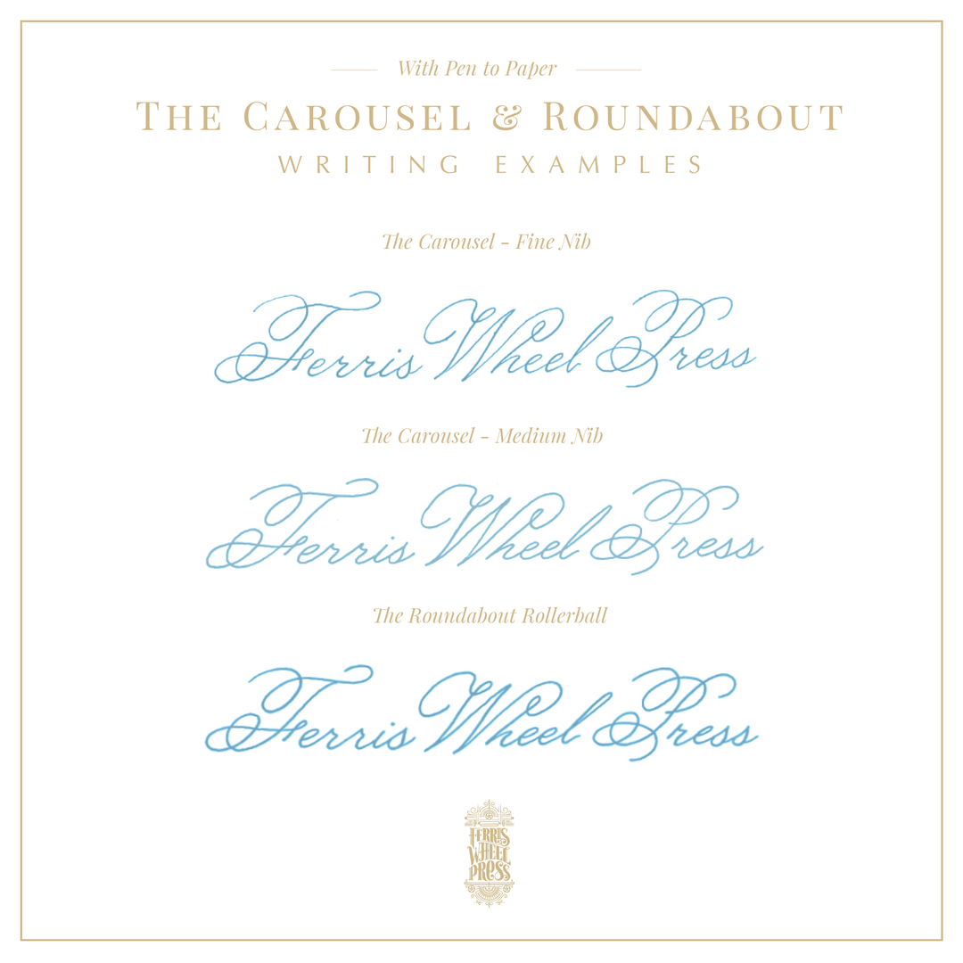 FERRIS WHEEL PRESS - The Carousel Fountain Pen - Forget Me Not - Buchan's Kerrisdale Stationery