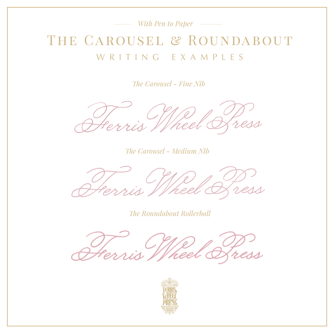 FERRIS WHEEL PRESS - The Carousel Fountain Pen - Lady Rose - Buchan's Kerrisdale Stationery