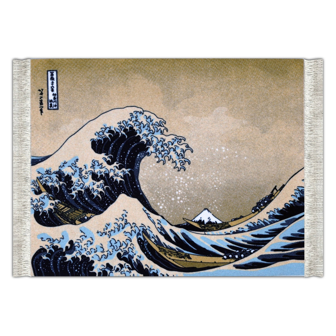 FIBERLOK - Mouse Rug "The Great Wave off Kanagawa" - Buchan's Kerrisdale Stationery