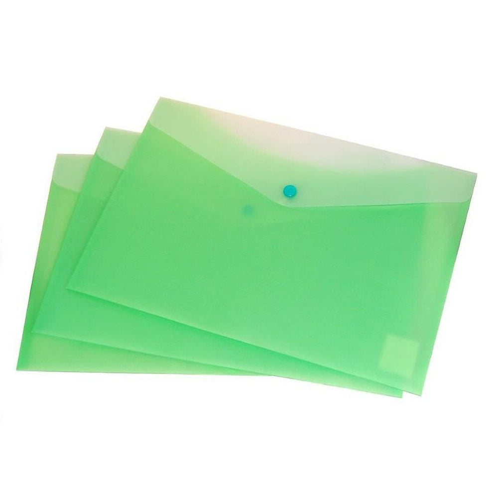 FILEXEC - 2 Tone Poly Envelope with 2 Pockets - Lime - Buchan's Kerrisdale Stationery