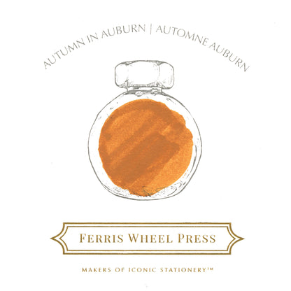 FERRIS WHEEL PRESS - Fountain Pen Ink 38 ml - "Autumn 2020 Collection" - "Autumn in Auburn" - Buchan's Kerrisdale Stationery