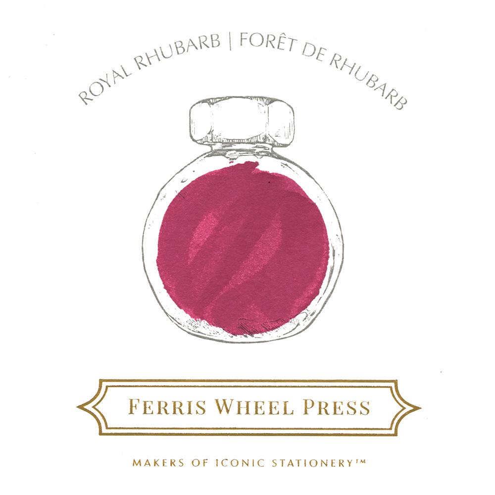 FERRIS WHEEL PRESS - Fountain Pen Ink 38 ml - "Autumn 2020 Collection" - "Royal Rhubarb" - Buchan's Kerrisdale Stationery
