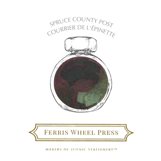 FERRIS WHEEL PRESS – “The Finer Things Collection” Fountain Pen Ink – Spruce County Post 38ml - Buchan's Kerrisdale Stationery