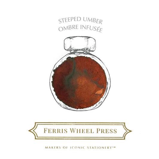 FERRIS WHEEL PRESS – “The Finer Things Collection” Fountain Pen Ink – Steeped Umber 38ml - Buchan's Kerrisdale Stationery