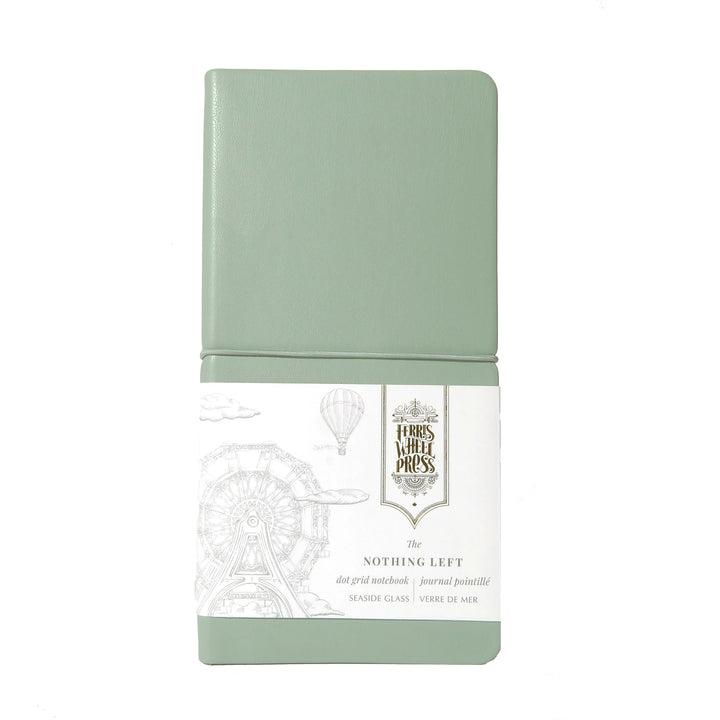 FERRIS WHEEL PRESS – ‘Nothing Left’ Fether™ Dot Grid Notebook – ‘Seaside Glass’ Green - Buchan's Kerrisdale Stationery