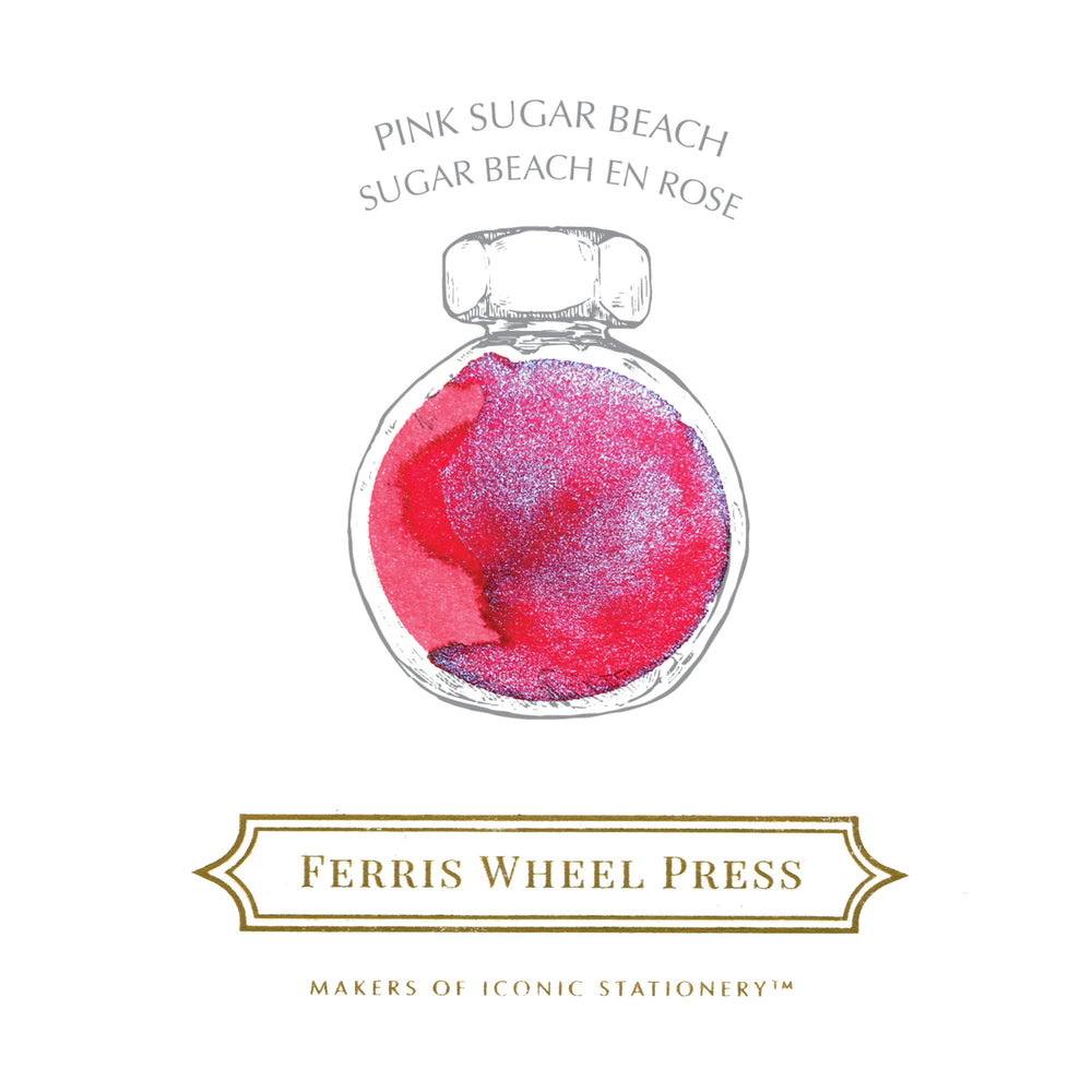 FERRIS WHEEL PRESS – "The Sugar Beach Collection" Fountain Pen Shimmer Ink – Sugar Beach 38ml - Buchan's Kerrisdale Stationery