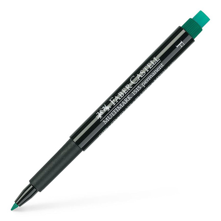 Faber-Castell - Multimark 1513 Permanent - Green F - Buchan's Kerrisdale Stationery