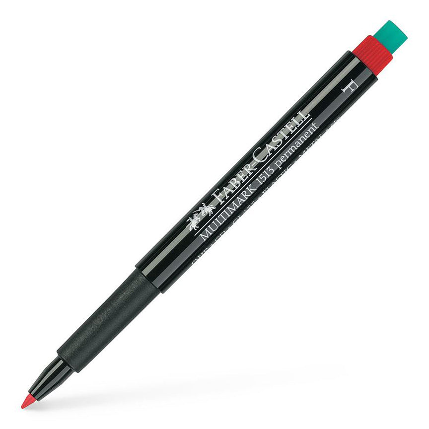 Faber-Castell - Multimark 1513 Permenant - Red F - Buchan's Kerrisdale Stationery