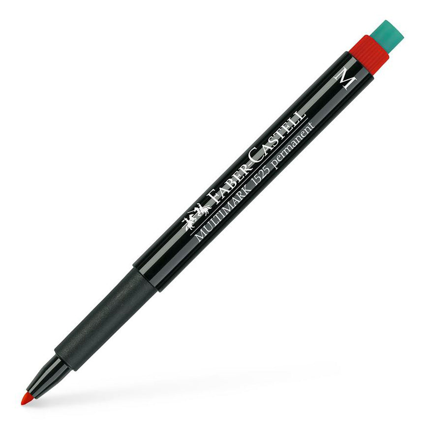 Faber-Castell - Multimark 1525 Permanent - Red M - Buchan's Kerrisdale Stationery