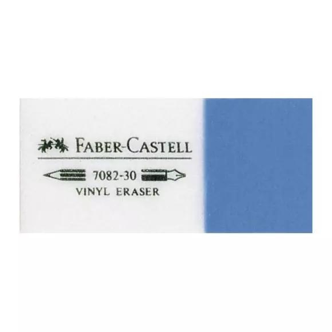 FABER-CASTELL Pencil and Ink Eraser - White and Blue - Buchan's Kerrisdale Stationery