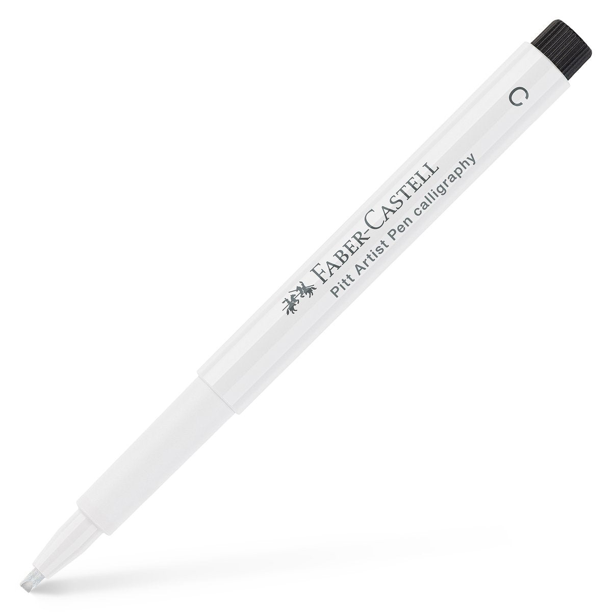 Faber-Castell - Pitt Artist Pen Calligraphy - White - Buchan's Kerrisdale Stationery