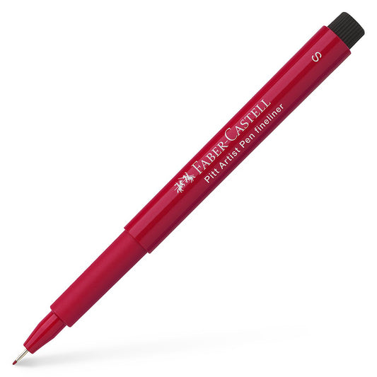 Faber-Castell - Pitt Artist Pen Fineliner - Deep Scarlet Red S - Buchan's Kerrisdale Stationery