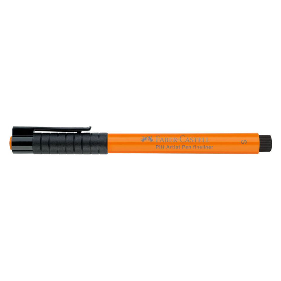 Faber-Castell - Pitt Artist Pen Fineliner - Orange Glaze S - Buchan's Kerrisdale Stationery