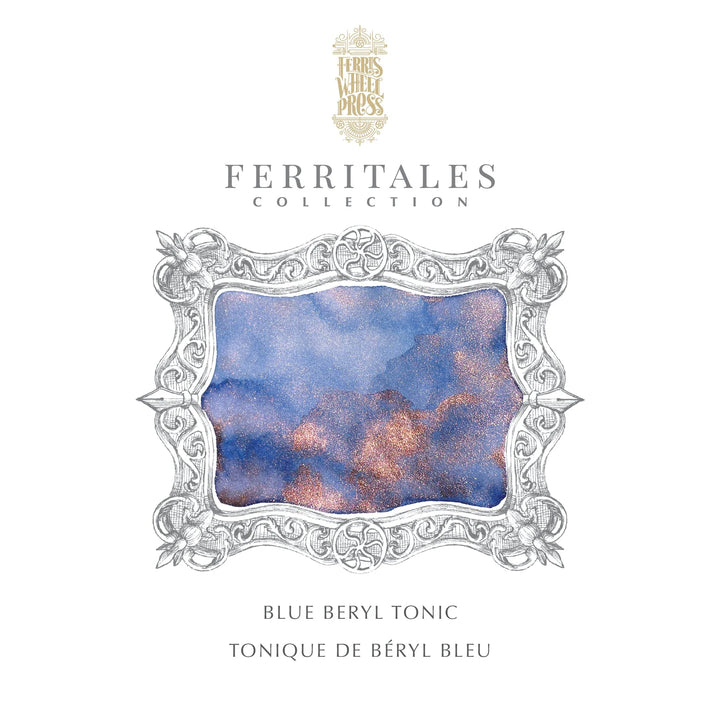 FERRIS WHEEL PRESS Ferritales Collection 20 ml Ink- Down The Rabbit Hole: Blue Beryl Tonic - Buchan's Kerrisdale Stationery