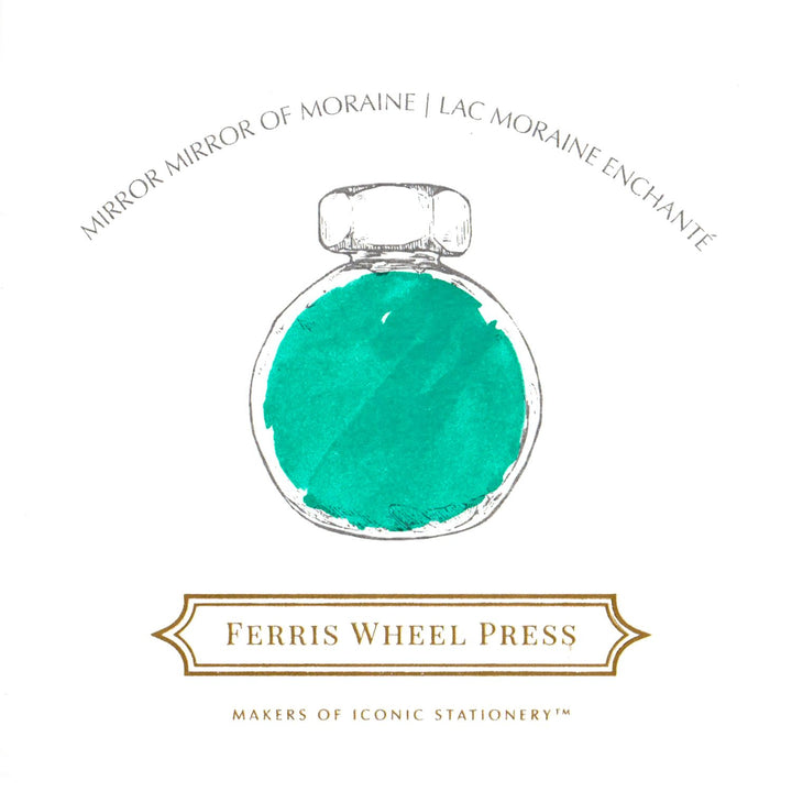 FERRIS WHEEL PRESS - Fountain Pen Ink 85 ml - Summer 2020 Series - "Mirror Mirror of Moraine" - Buchan's Kerrisdale Stationery