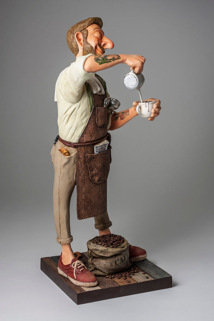 Guillermo Forchino - Comic Art Figurine - The Barista - Buchan's Kerrisdale Stationery