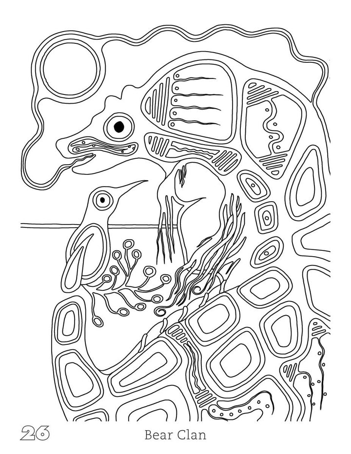 INDIGENOUS COLLECTION - Frank Polson Coloring Book - Buchan's Kerrisdale Stationery