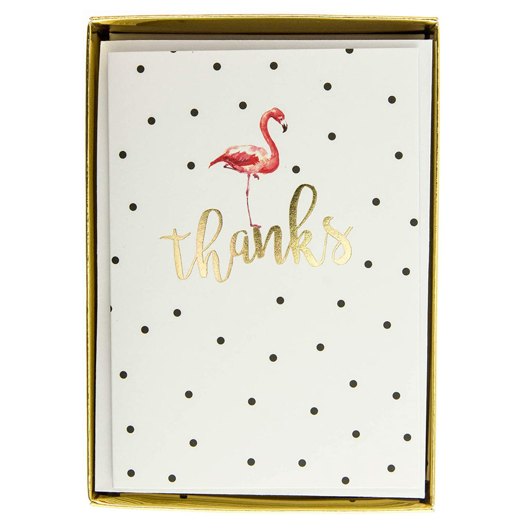 GRAPHIQUE DE FRANCE - La Petite Press - Flamingo Boxed Card - Buchan's Kerrisdale Stationery