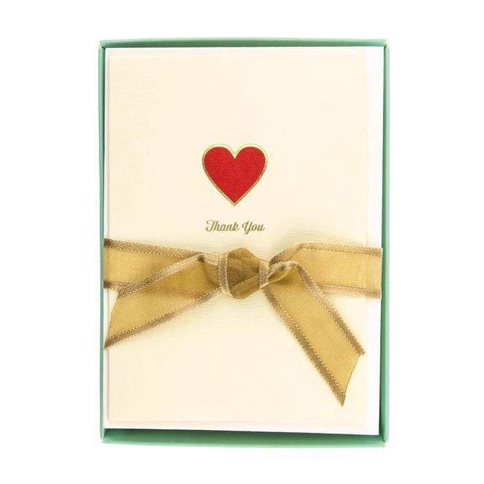 GRAPHIQUE DE FRANCE - La Petite Press - Red Heart Boxed Card - Buchan's Kerrisdale Stationery