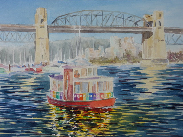 Ann Hilton Cards - Granville Island ferry - Buchan's Kerrisdale Stationery