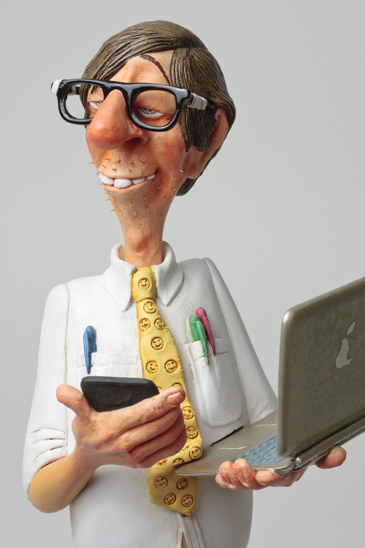 Guillermo Forchino - Comic Art Figurine - "Computer Expert" - Buchan's Kerrisdale Stationery