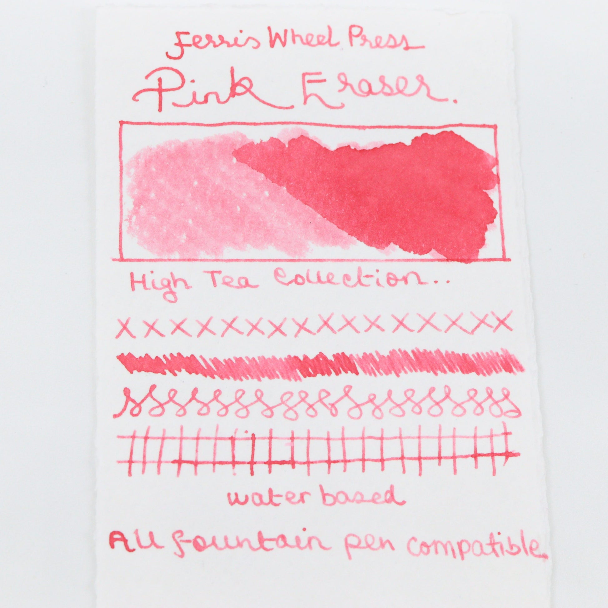 FERRIS WHEEL PRESS - Fountain Pen Ink 85 ml - "Pink Eraser" - Buchan's Kerrisdale Stationery