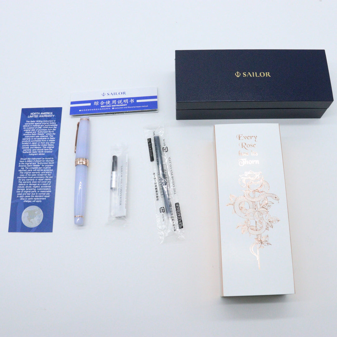 SAILOR PEN - Professional Gear Fountain Pen 21K Gold Nib - Limited Edition - Every Rose Has Its Thorn - Buchan's Kerrisdale Stationery
