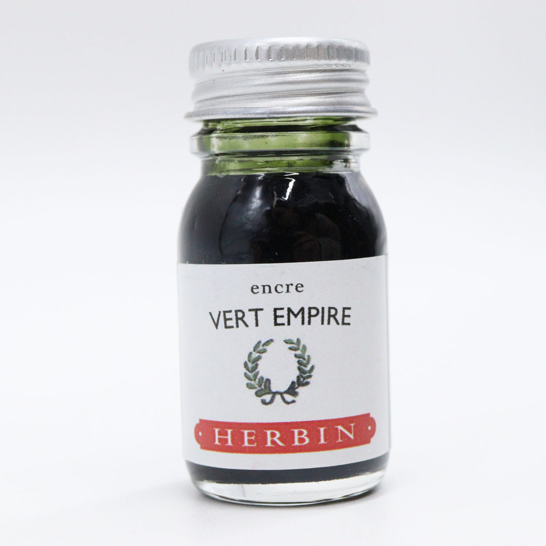 J. HERBIN – 10ml Bottled Ink – Empire Green - Buchan's Kerrisdale Stationery