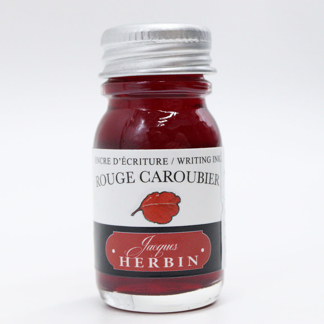 J. HERBIN – 10ml Bottled Ink – Carob Seed Red - Buchan's Kerrisdale Stationery