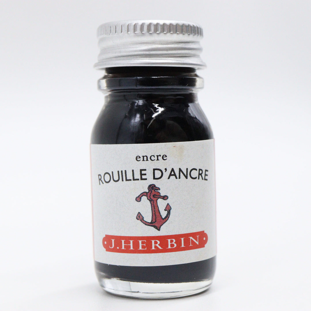 J. HERBIN – 10ml Bottled Ink – Rusted Anchor Red - Buchan's Kerrisdale Stationery