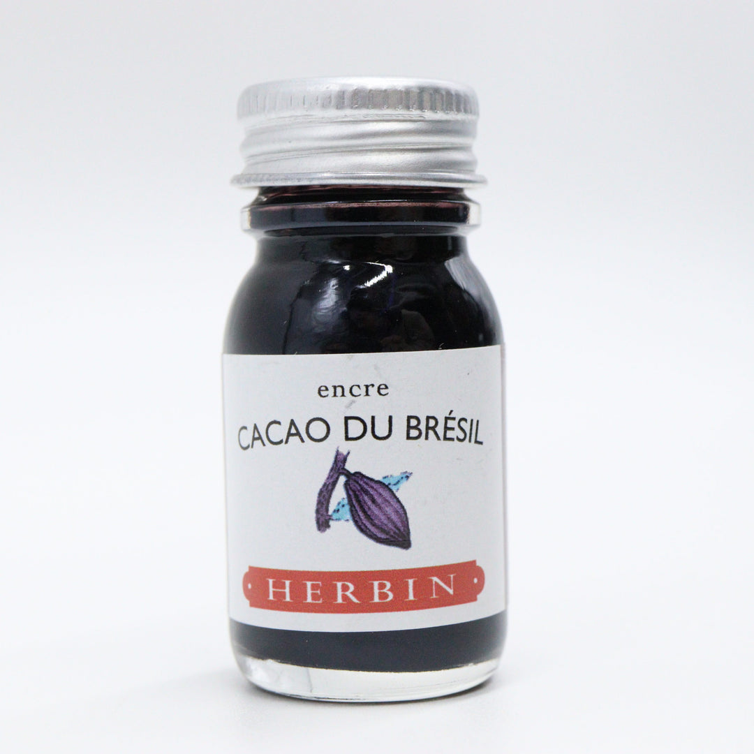 J. HERBIN – 10ml Bottled Ink – Brazilian Cocoa Brown - Buchan's Kerrisdale Stationery