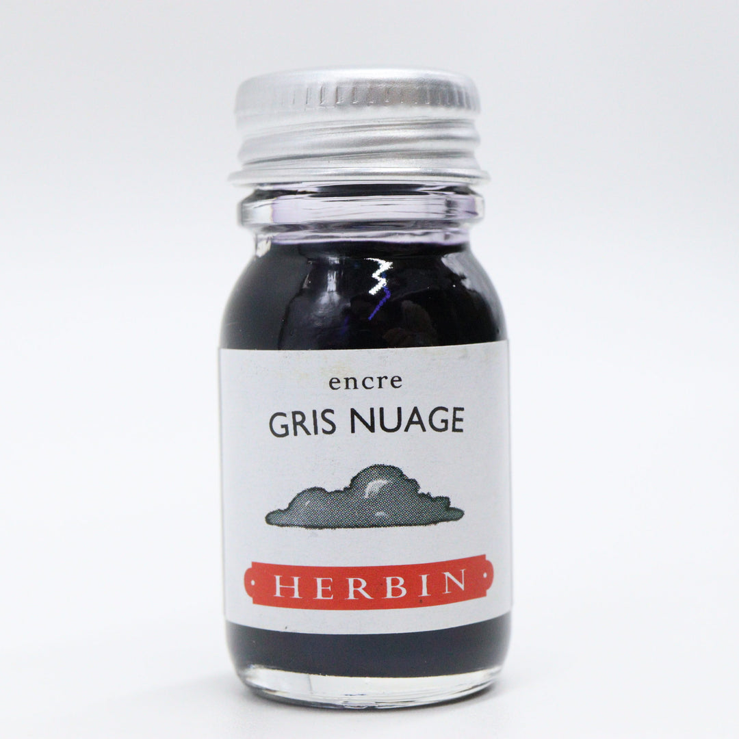 J. HERBIN – 10ml Bottled Ink – Grey Cloud - Buchan's Kerrisdale Stationery