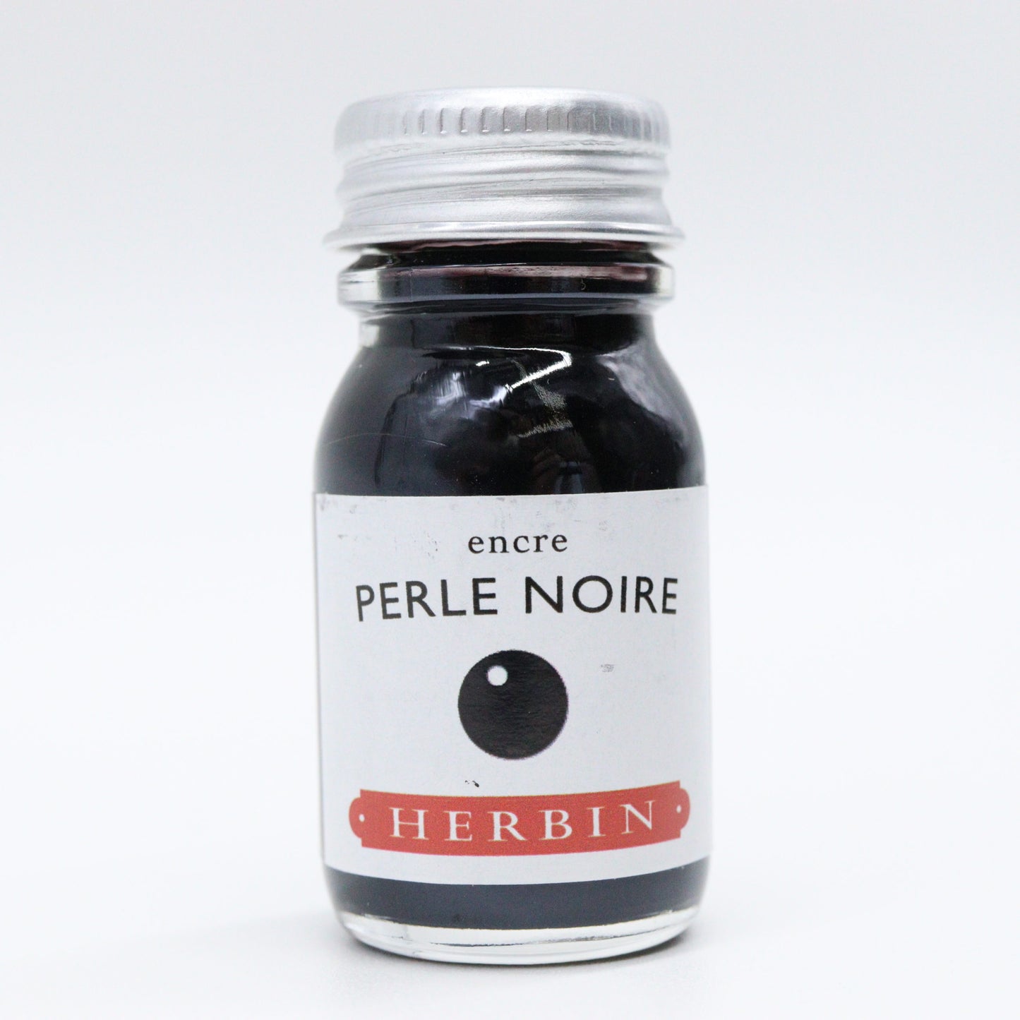 J.HERBIN - 10ml Bottled Ink - Black Pearl - Buchan's Kerrisdale Stationery