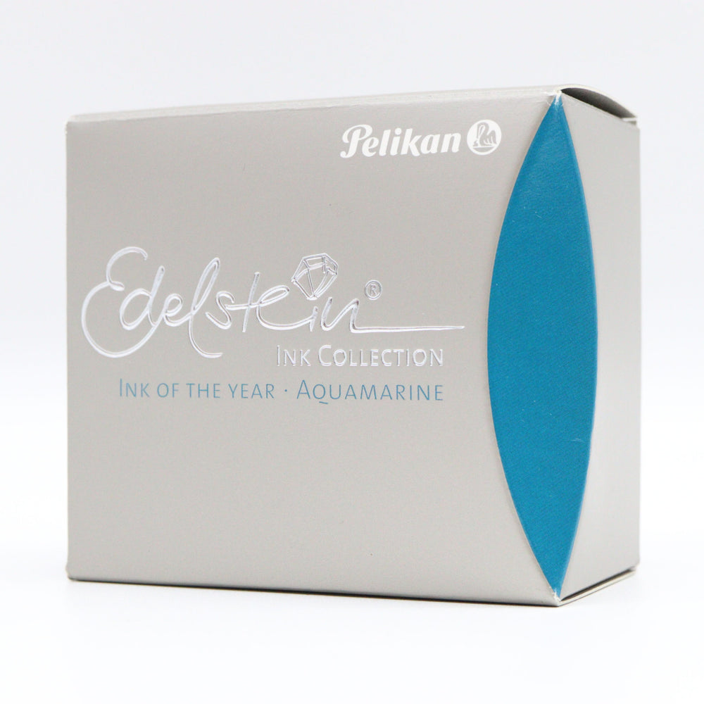 PELIKAN – Edelstein Fountain Pen Ink 50ml – Aquamarine - Buchan's Kerrisdale Stationery