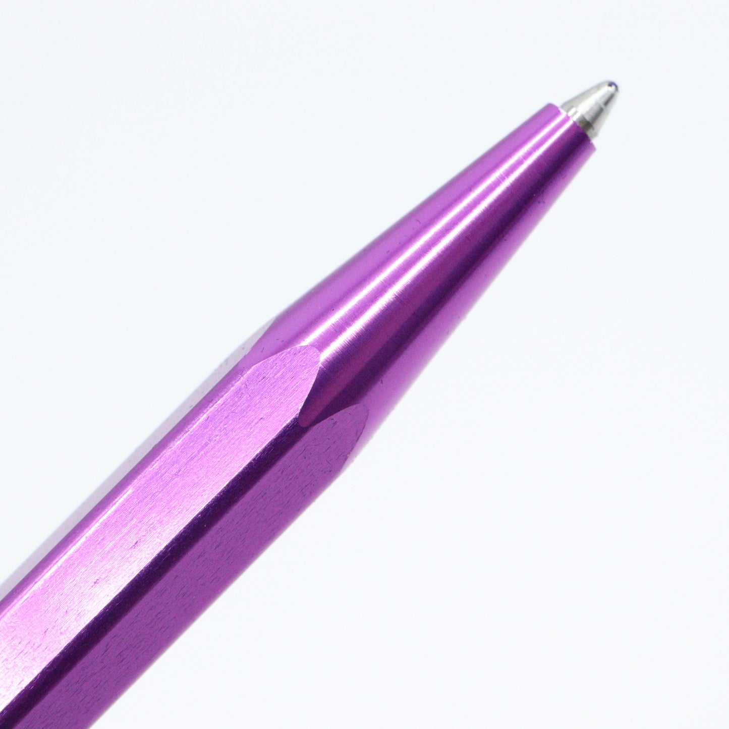 Caran D'ache 849 Ballpoint Pen with Metal Case - Metallic Violet - Buchan's Kerrisdale Stationery