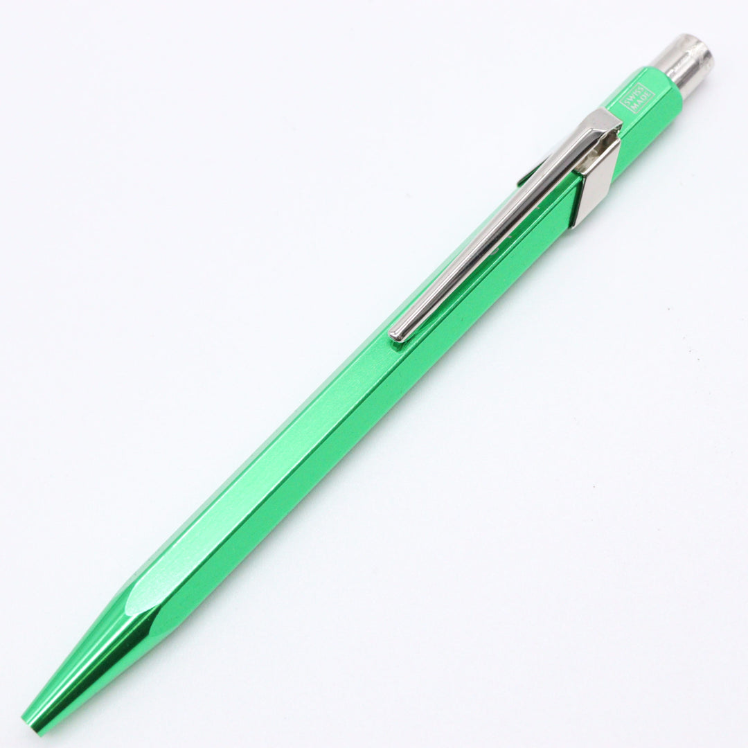 Caran D’ache 849 Ballpoint Pen with Metal Case – Metallic Green - Buchan's Kerrisdale Stationery