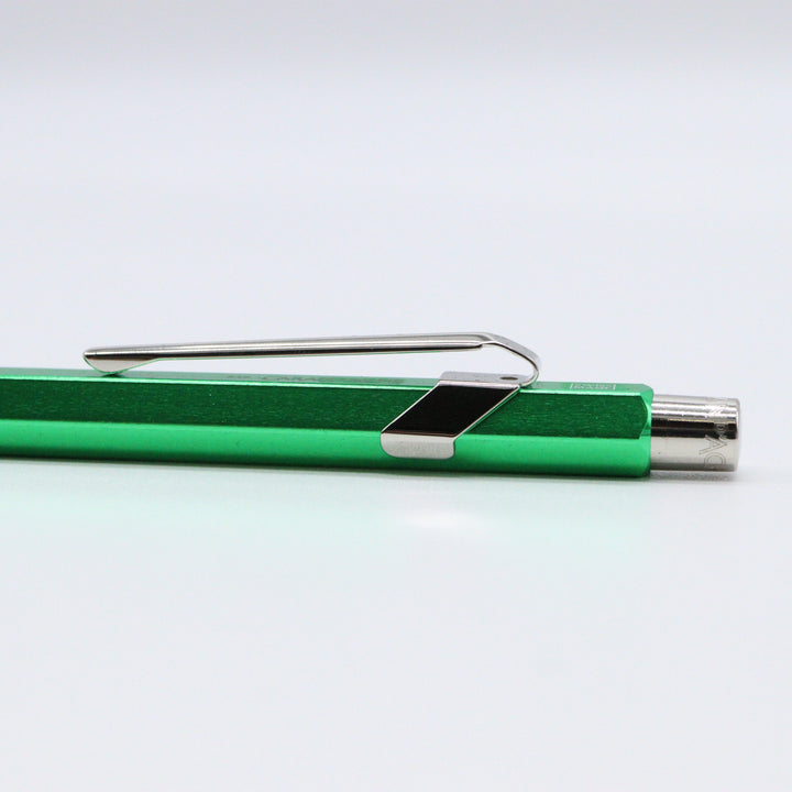 Caran D’ache 849 Ballpoint Pen with Metal Case – Metallic Green - Buchan's Kerrisdale Stationery